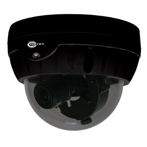Outdoor dome with a 1/3" Sony™ EXview CCD video sensor and advanced video image processor, long range IR LED