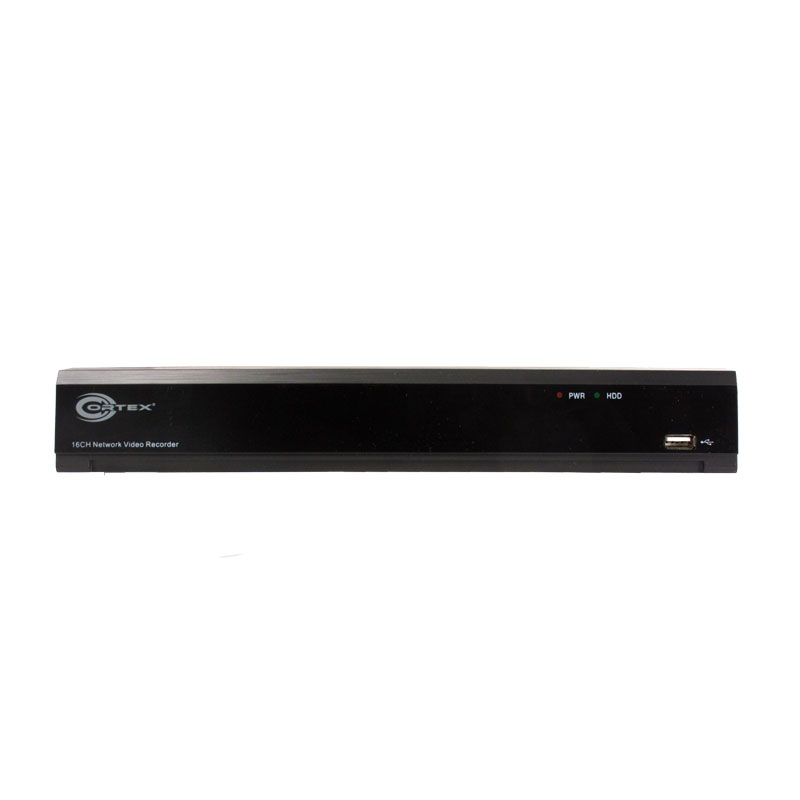 Cortex Medallion 16ch Port 4K NVR with 16 PoE and H.265