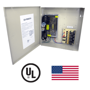 12VDC Power supply, 8  Channels in the PS8DCH