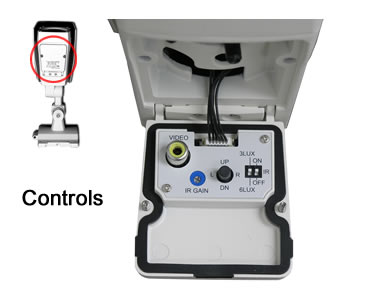 40 LEDs that radiate a beam of IR light up to 85 feet