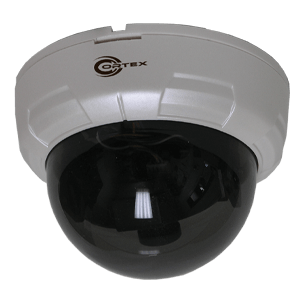 Waterproof (IP68) CCTV with a 1/3" CCD video sensor and GEN III image processer. Hardened dome with anti-tamper features.