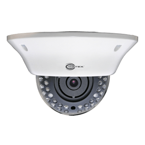 Waterproof (IP68) CCTV with a 1/3" CCD video sensor and GEN III image processer. Hardened dome with anti-tamper features.