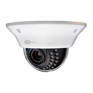 Waterproof (IP68) CCTV with a 1/3" CCD video sensor and GEN III image processer. Hardened dome with anti-tamper features.