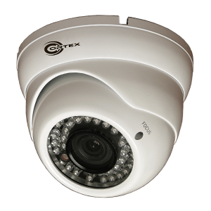 Waterproof (IP68) CCTV with a 1/3" CCD video sensor and GEN III image processer. Hardened dome with anti-tamper features.