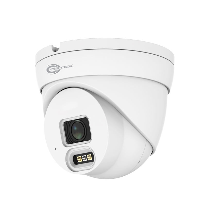 Medallion 2MP Turret Network Camera with Dragonfire® IR H.265 and Wide Angle Lens 